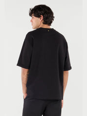 T-shirt with embroidered logo