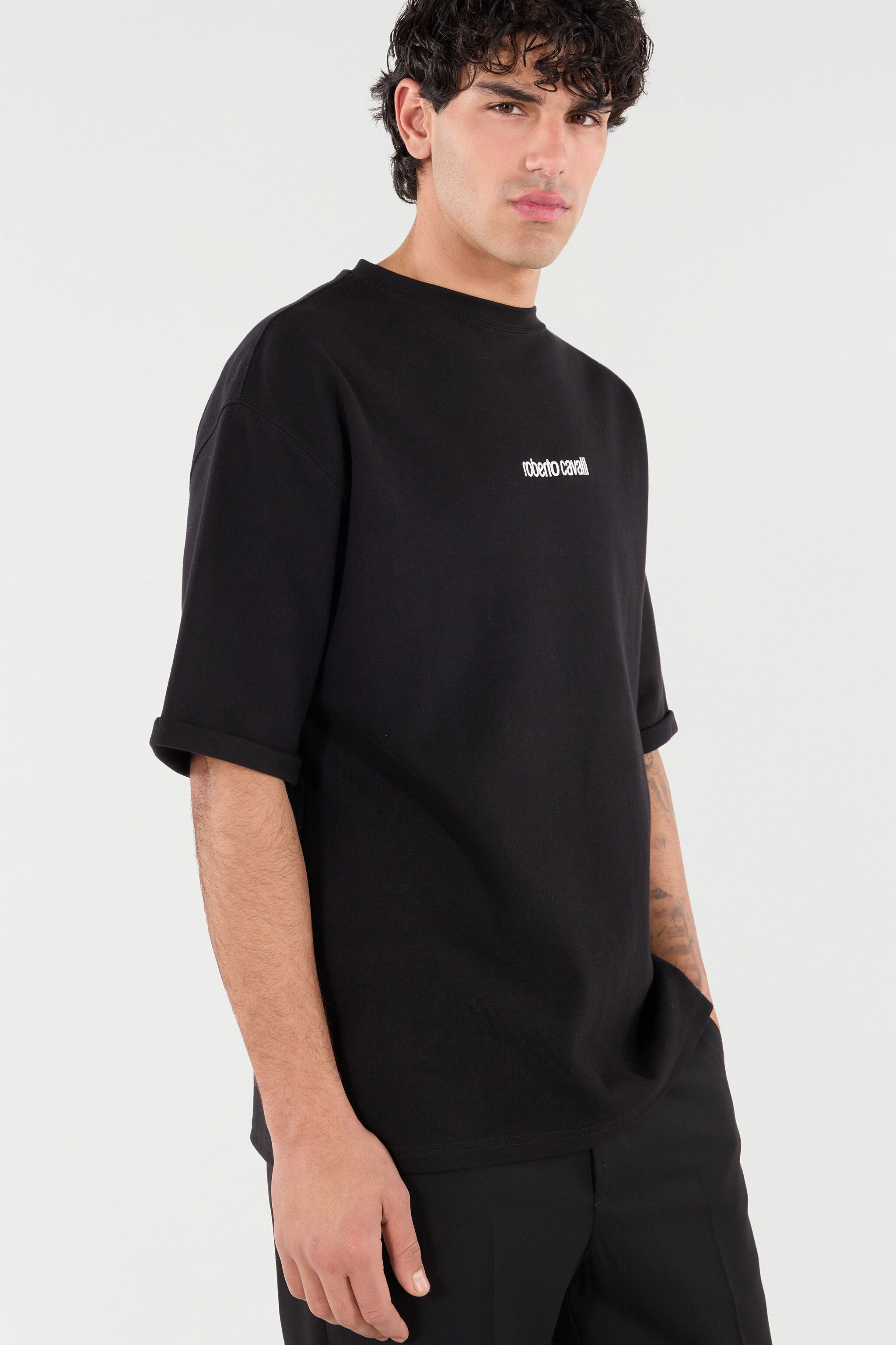 T-SHIRT WITH EMBROIDERED LOGO