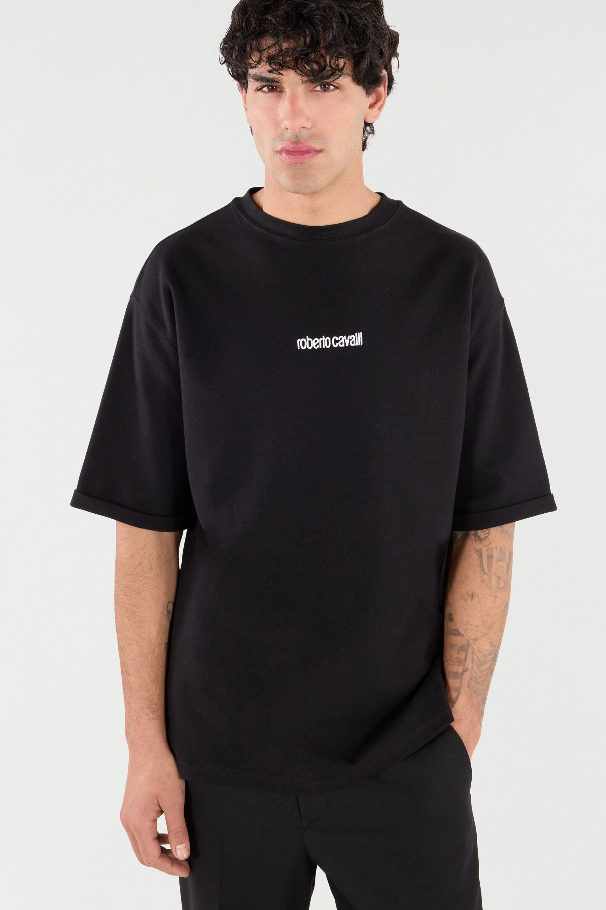 T-SHIRT WITH EMBROIDERED LOGO