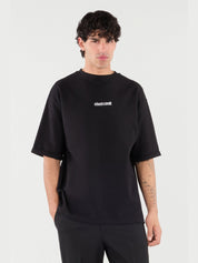 T-shirt with embroidered logo