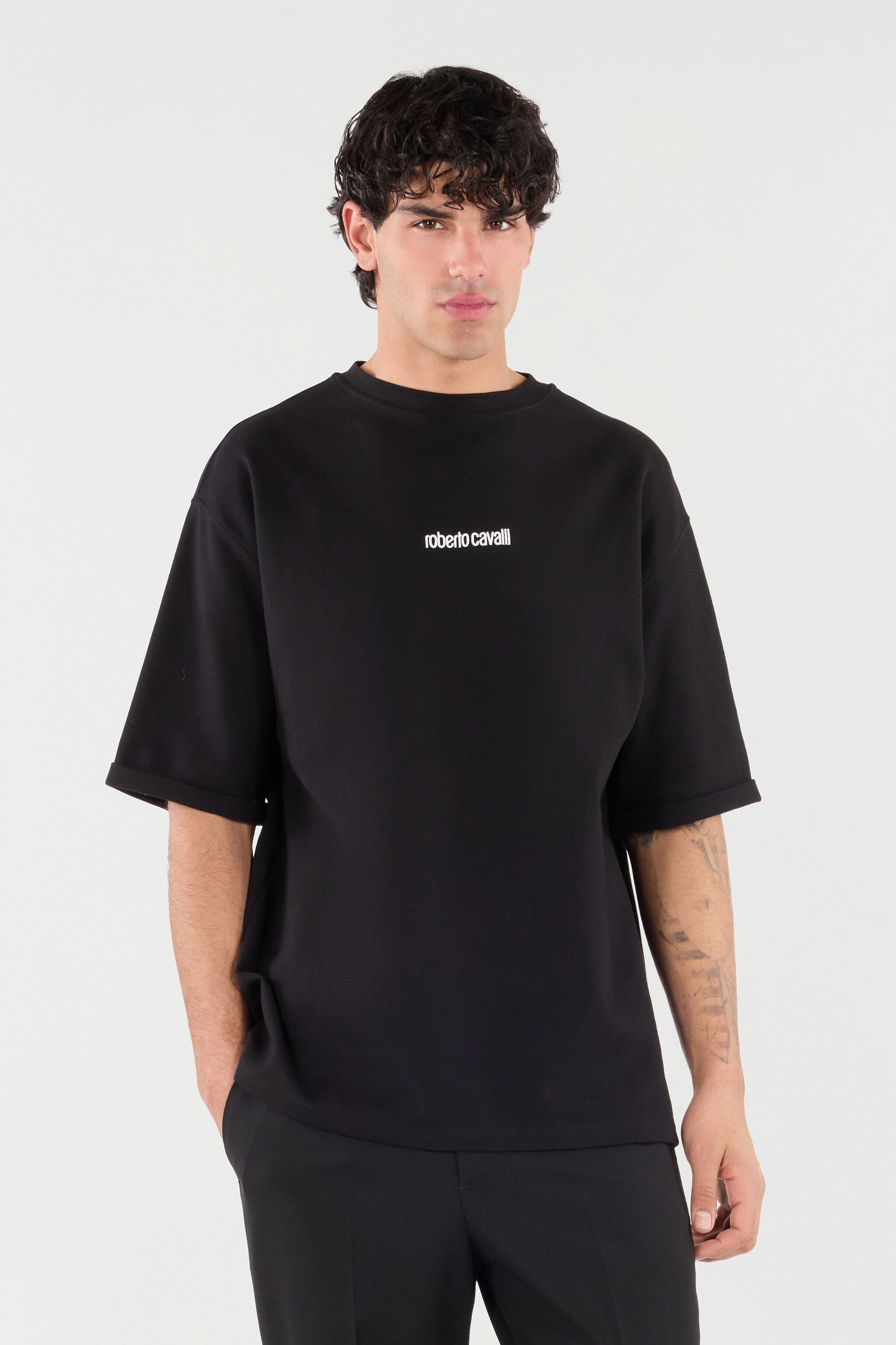T-SHIRT WITH EMBROIDERED LOGO