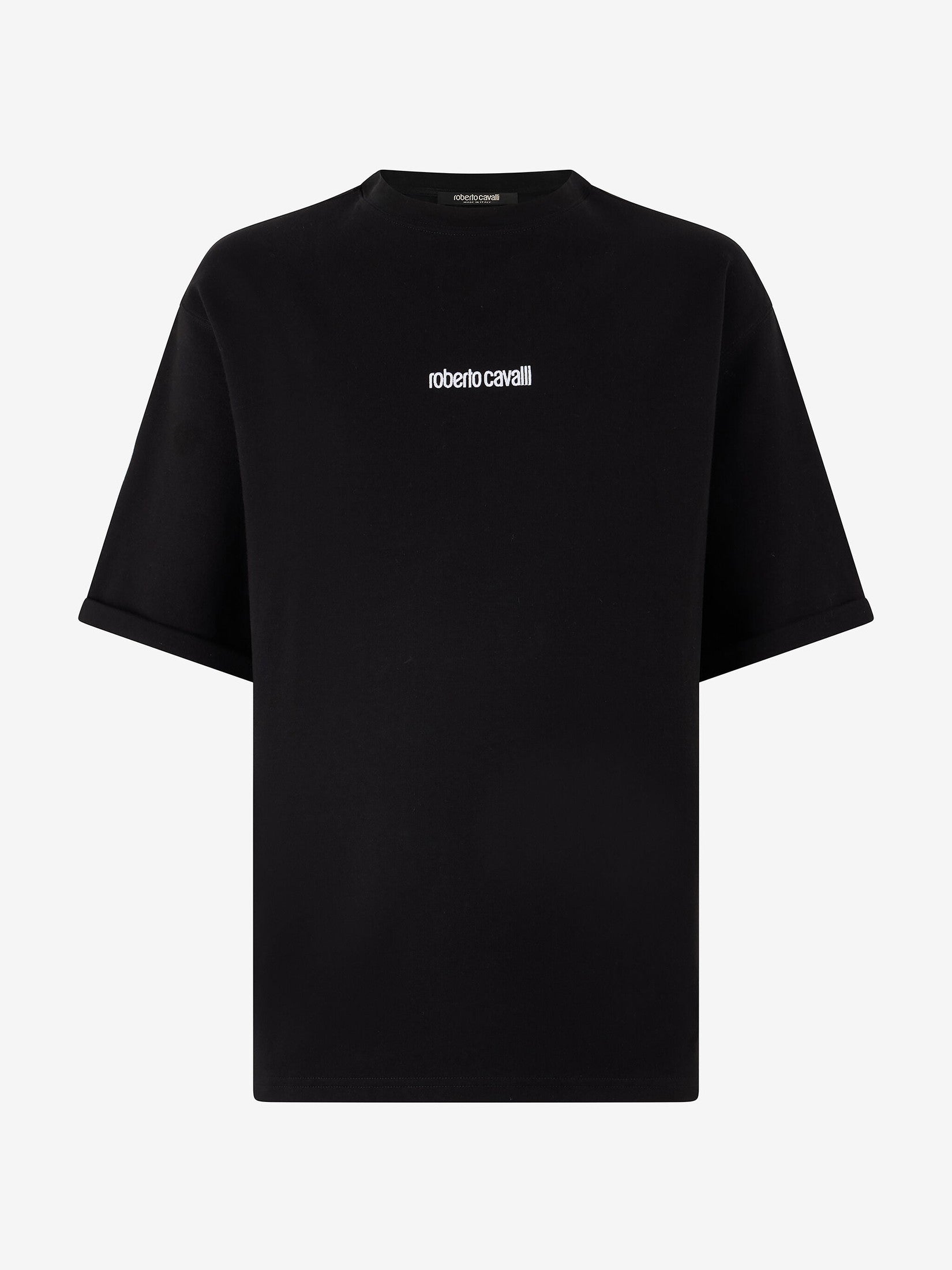 T-shirt with embroidered logo