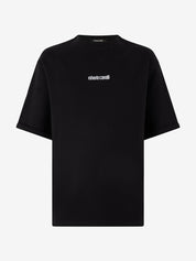 T-shirt with embroidered logo