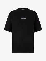 T-shirt with embroidered logo