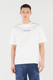 COTTON T-SHIRT WITH DRAGON AND LOGO