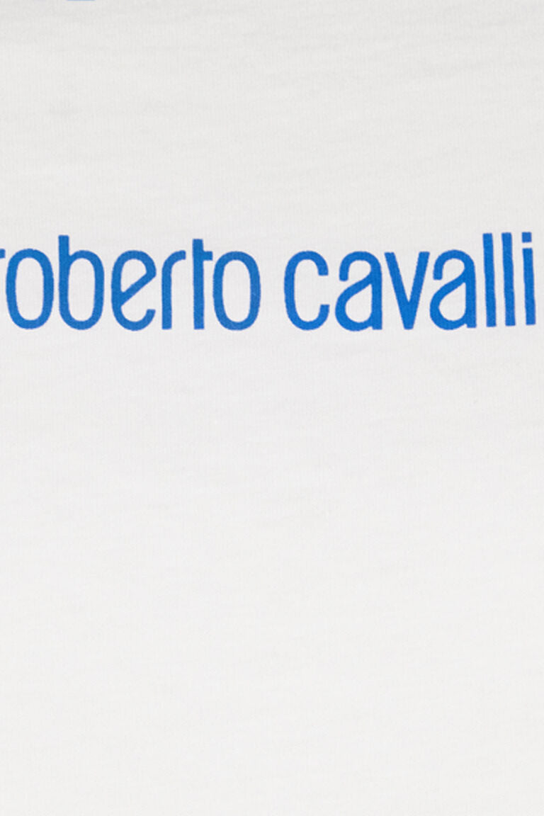 COTTON T-SHIRT WITH DRAGON AND LOGO