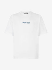 Cotton t-shirt with dragon and logo