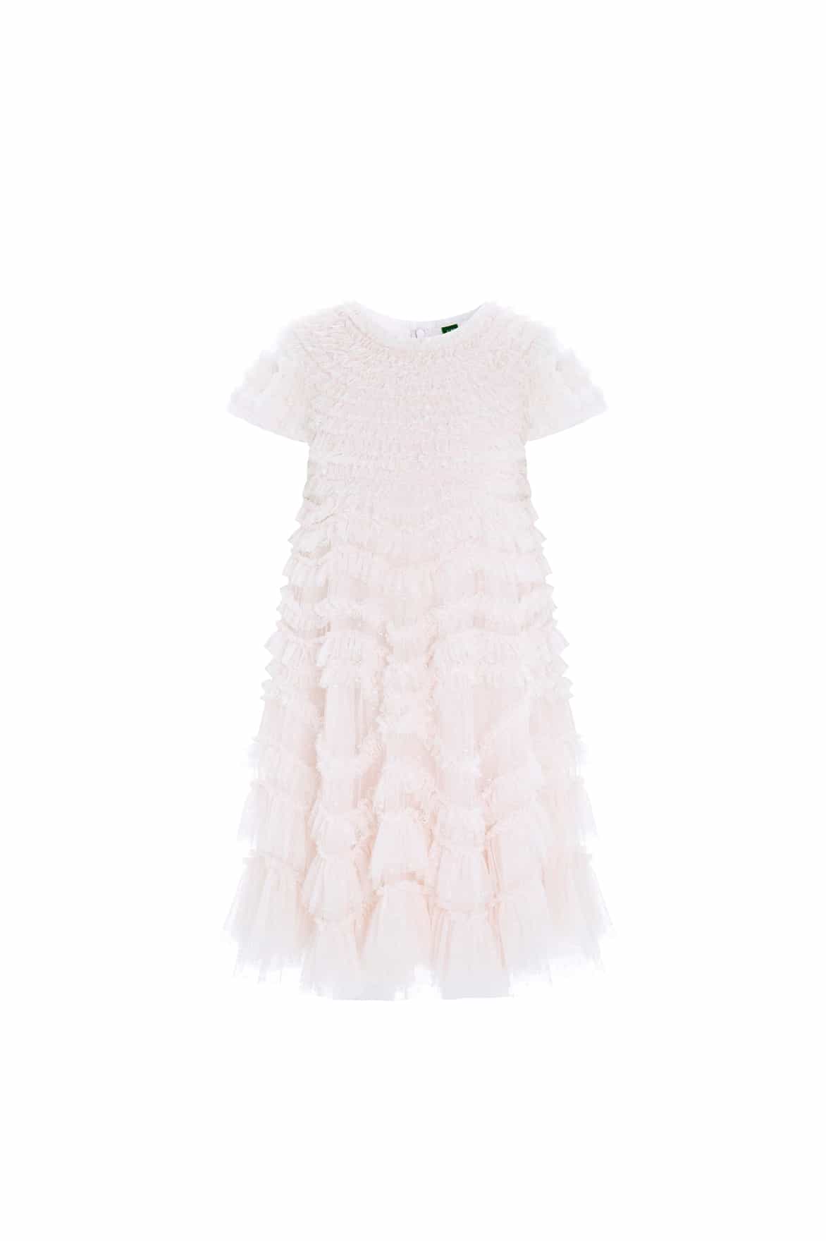 WILD ROSE RUFFLE KIDS DRESS