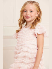 WILD ROSE RUFFLE KIDS DRESS فستان 