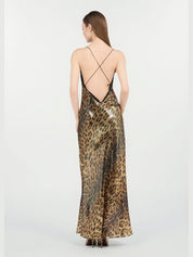 Jaguar-print dress