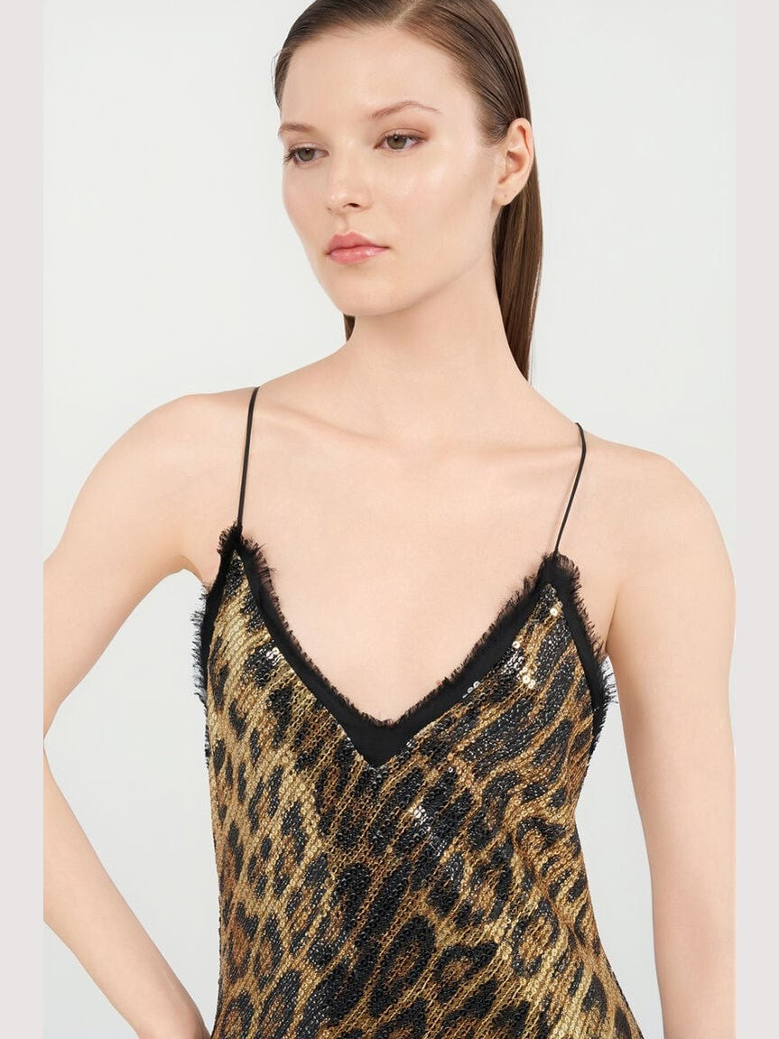 Jaguar-print dress