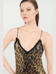 Jaguar-print dress