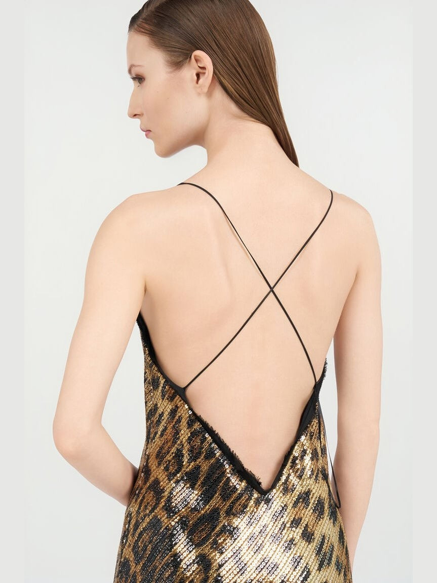 Jaguar-print dress