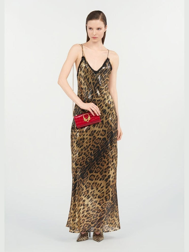 Jaguar-print dress