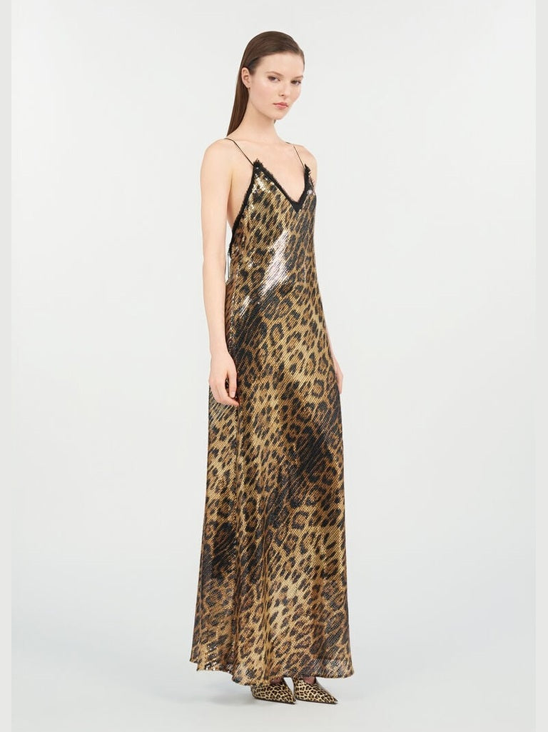 Jaguar-print dress