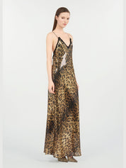 Jaguar-print dress