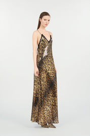 Jaguar-Print Dress