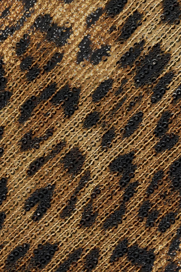 Jaguar-Print Dress