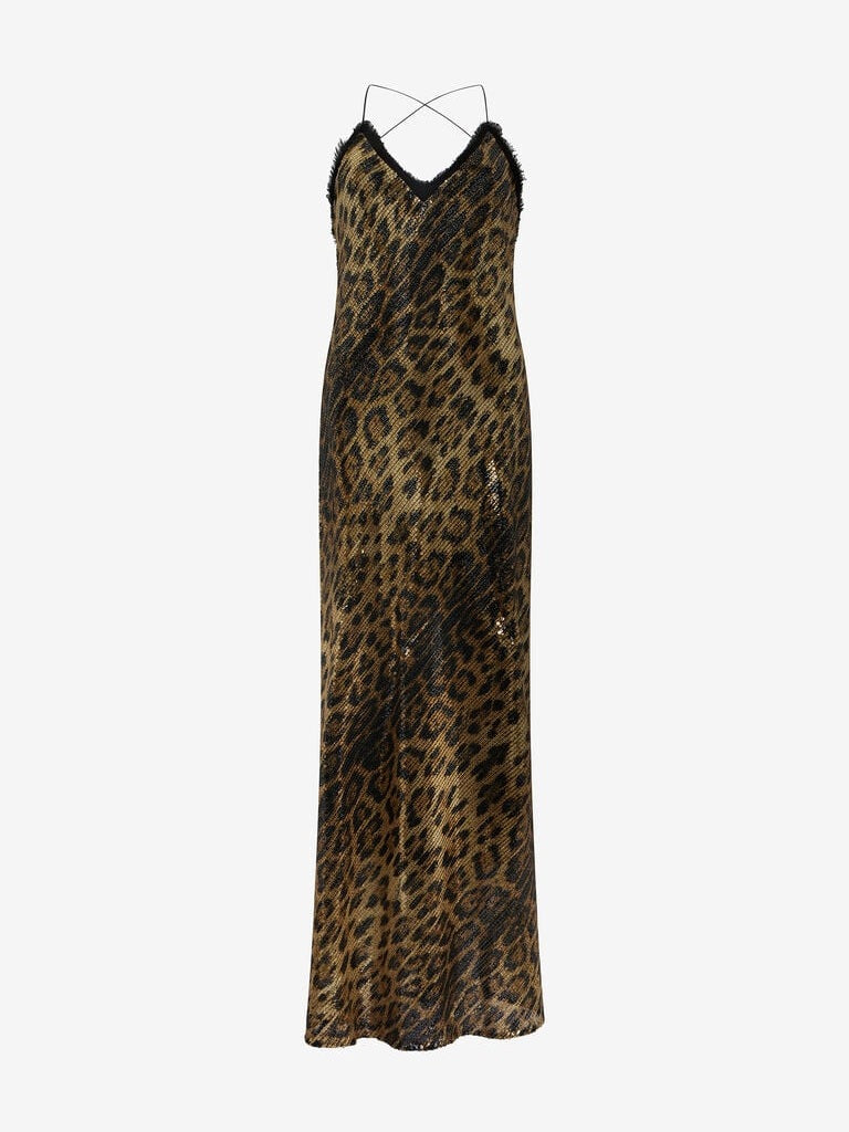 Jaguar-print dress