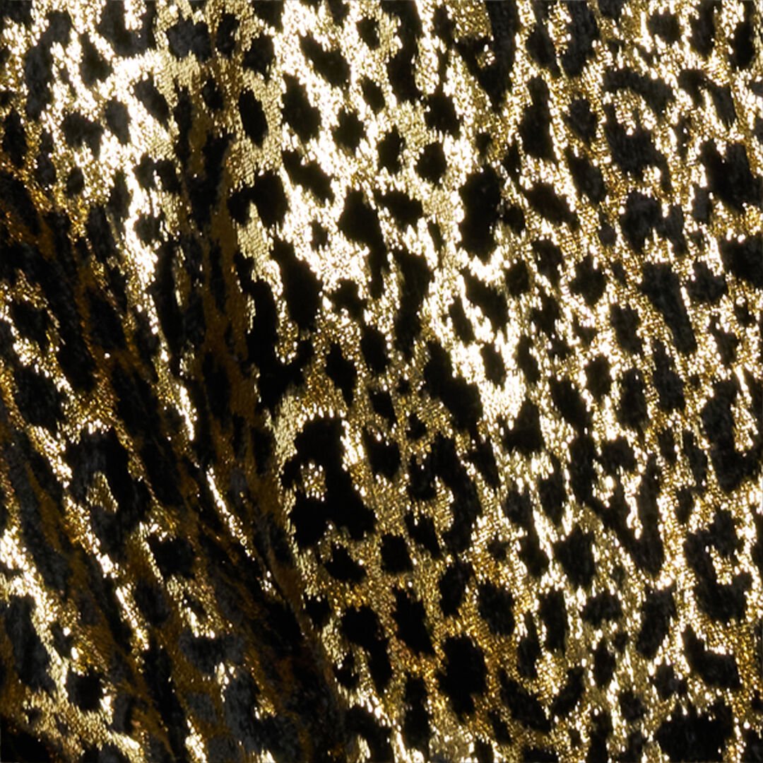 Fil coupé leopard print coat