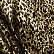 Fil coupé leopard print coat