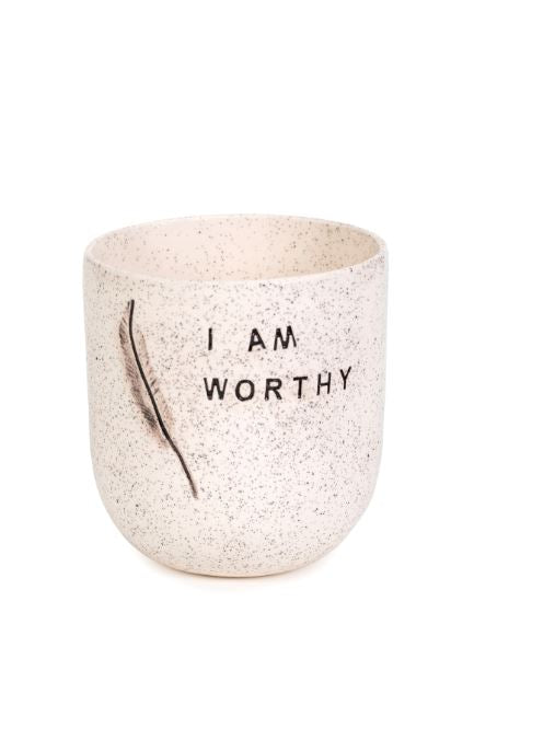 I AM WORTHY MUG كوب