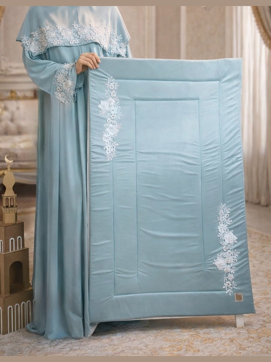 Sajdah ramadan exclusive abaya & prayer mat set