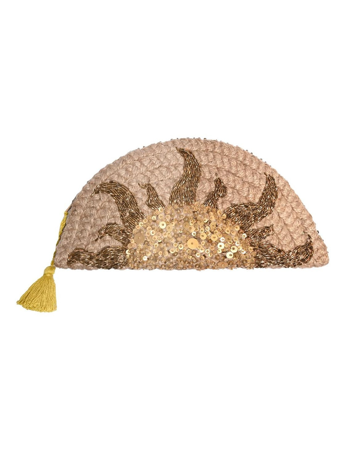 Gold sun clutch
