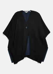 Wool and Cashmere Double-Face Cape