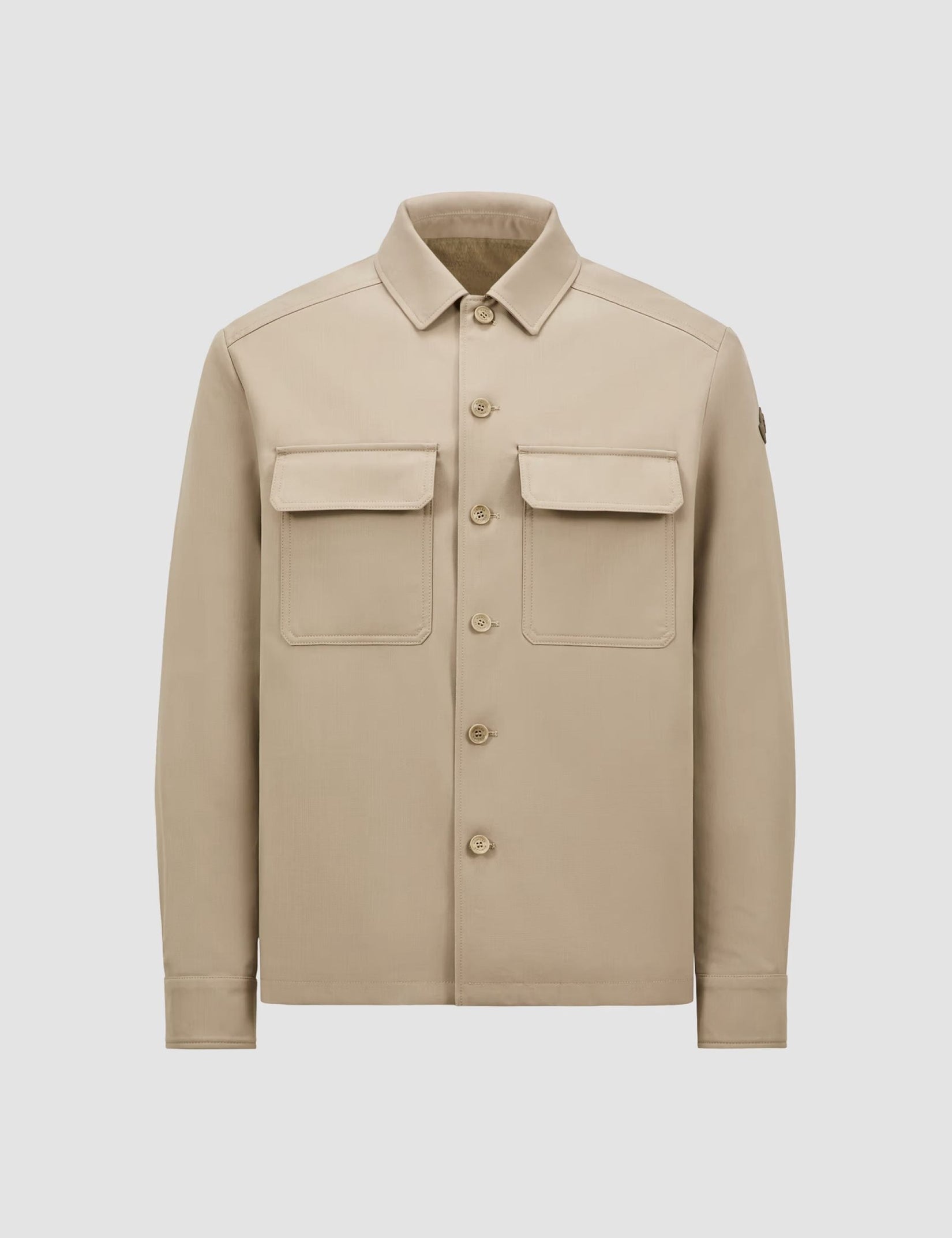 WoolGabardineLongSleeveShirtMenBeigeMoncler2.jpg