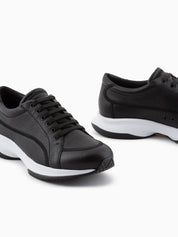 GIORGIO ARMANI  Share Deerskin and leather sneakers حذاء رياضي 