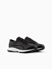 GIORGIO ARMANI  Share Deerskin and leather sneakers حذاء رياضي 