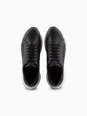 GIORGIO ARMANI  Share Deerskin and leather sneakers حذاء رياضي 