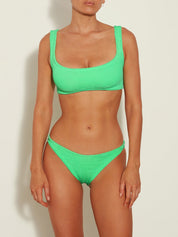Xandra bikini - m crinkle lime