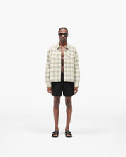 Sheer Long Sleeve Flannel Shirt