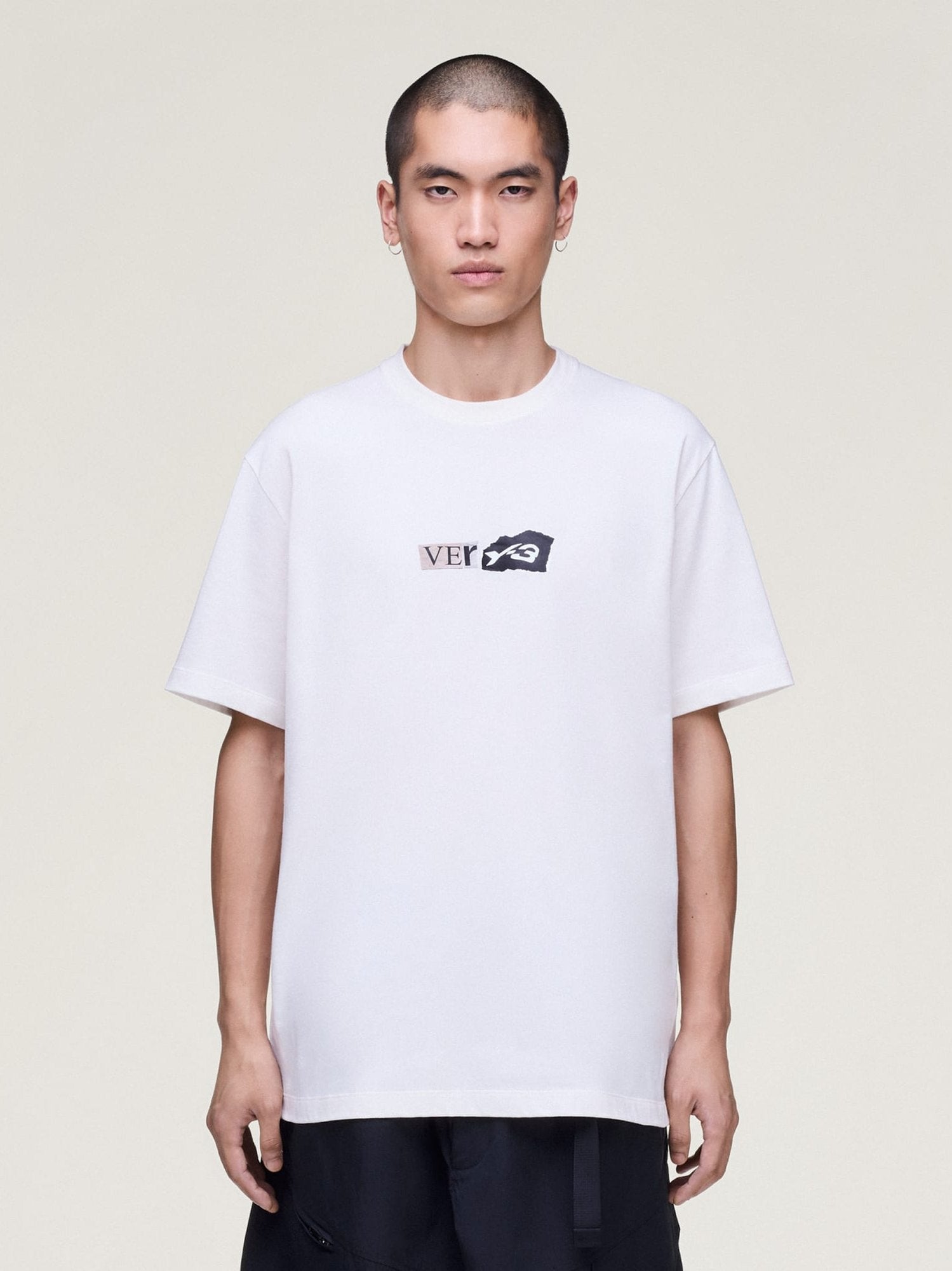 Y-3 GFX Short Sleeve Tee - Chalk White
