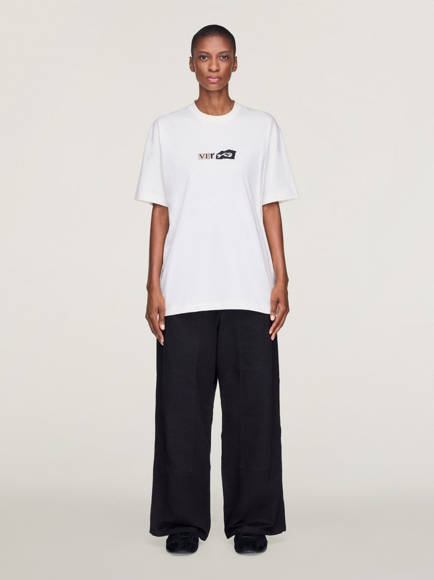 Y-3 GFX Short Sleeve Tee - Chalk White