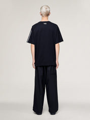 Y-3 Raw Edge 3-Stripes Short Sleeve Tee