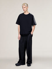 Y-3 Raw Edge 3-Stripes Short Sleeve Tee