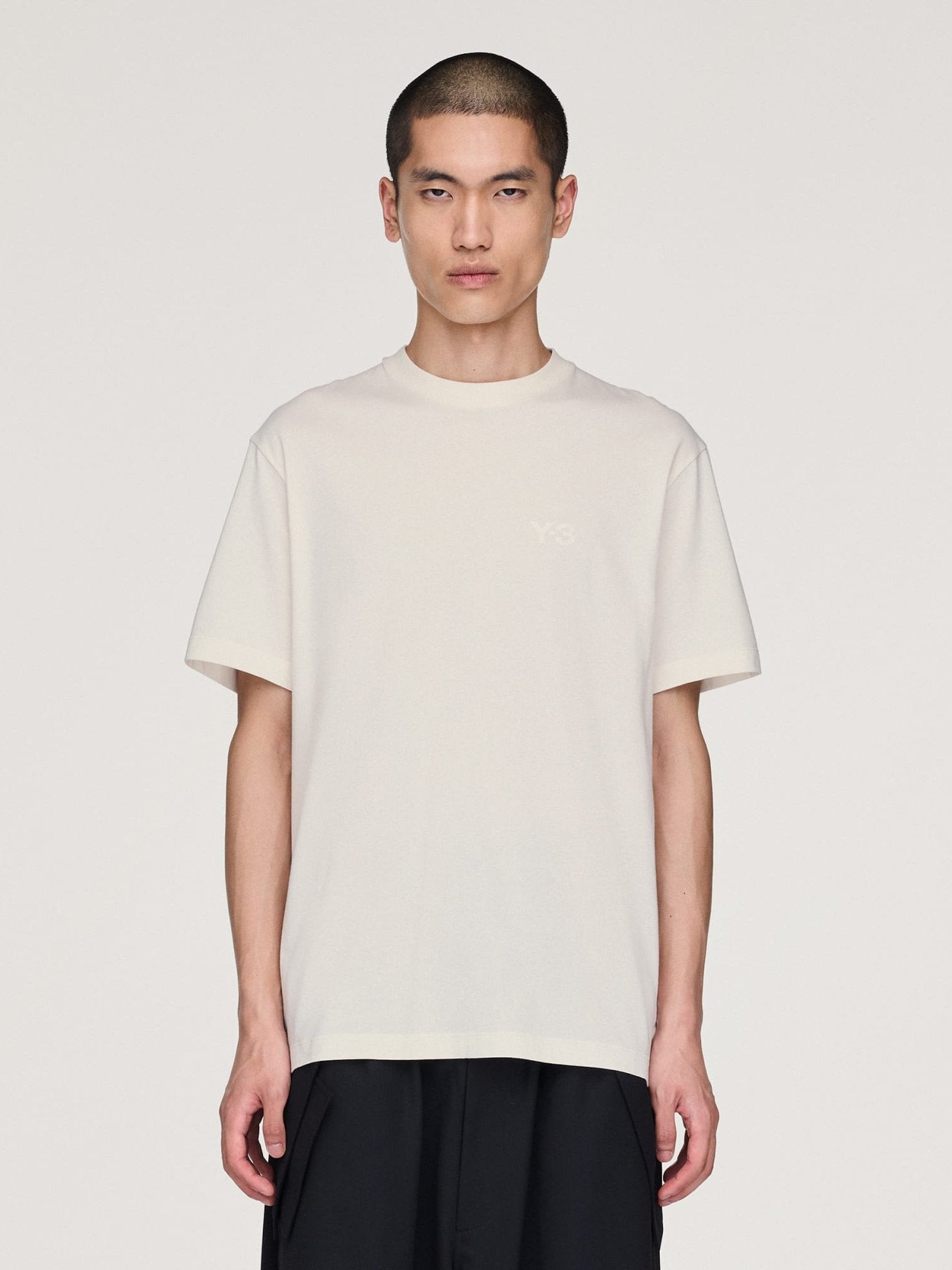 Y-3 Regular Short Sleeve Tee - Chalk White