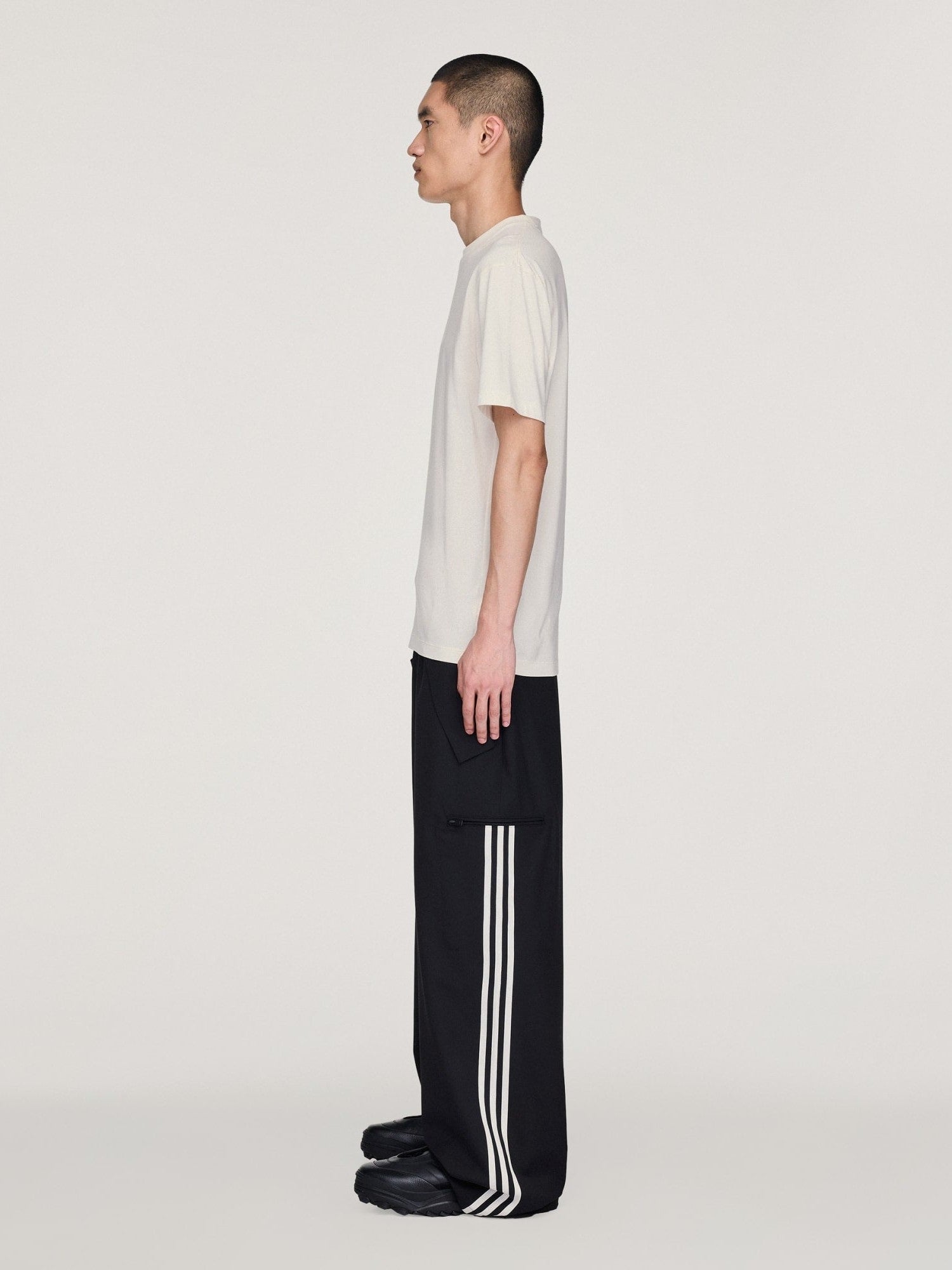 Y-3 Regular Short Sleeve Tee - Chalk White