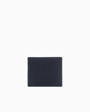 Bifold wallet in embossed leather