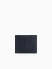 Bifold wallet in embossed leather