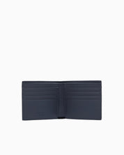 Bifold wallet in embossed leather
