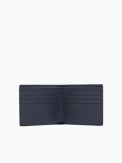 Bifold wallet in embossed leather
