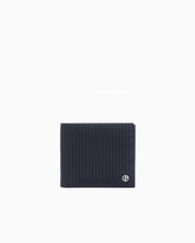 Bifold wallet in embossed leather