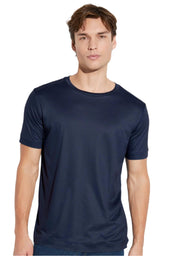 Sustainable Luxury T-Shirt Short Sleeve - twilight blue