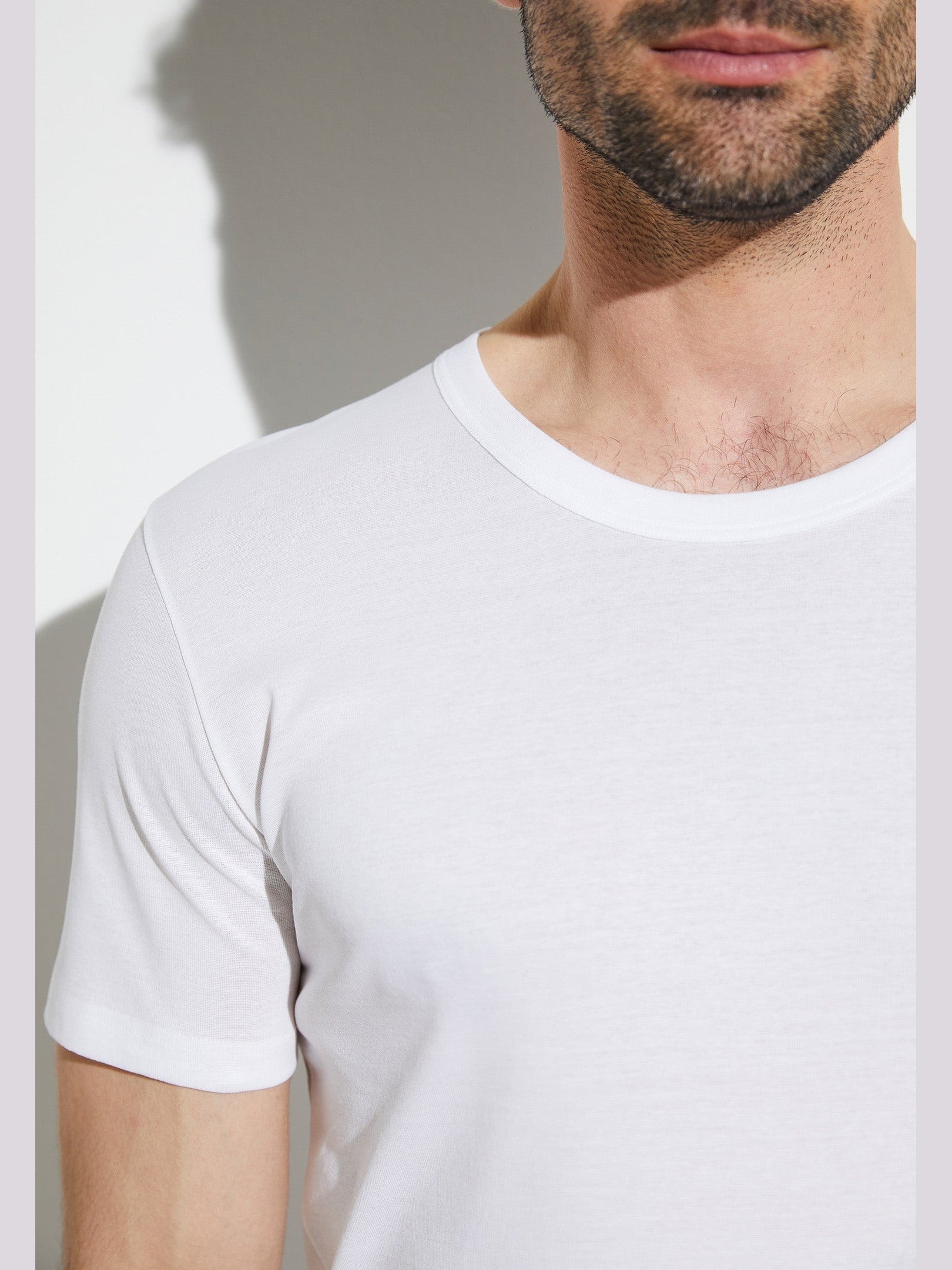 Business class t-shirt short sleeve - white