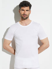 Business class t-shirt short sleeve - white