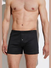 Sea island boxer briefs - black